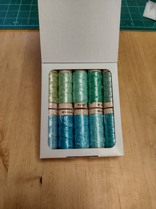 Aurifil - Seaside Blues embroidery floss