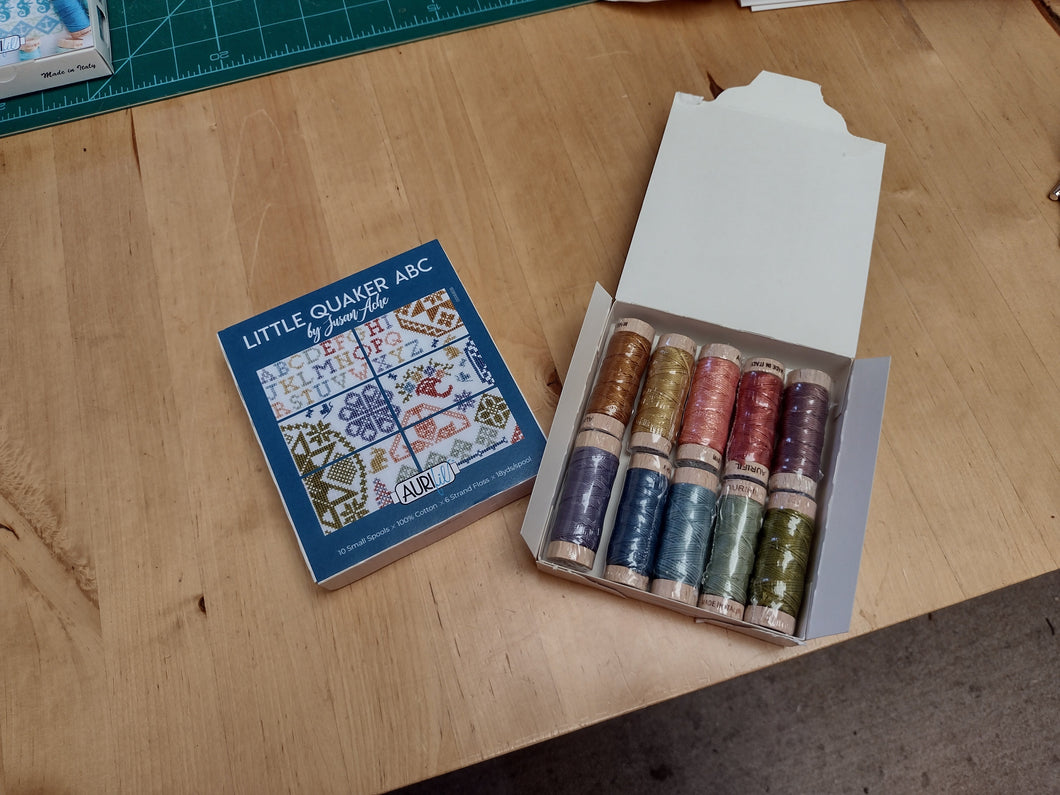 Aurifil - Little Quaker ABC embroidery floss
