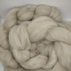 Shetland combed tops - Undyed - Light Grey