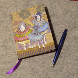Sheep in Sweaters lined notebook