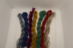 Shetland combed tops - Hand Dyed