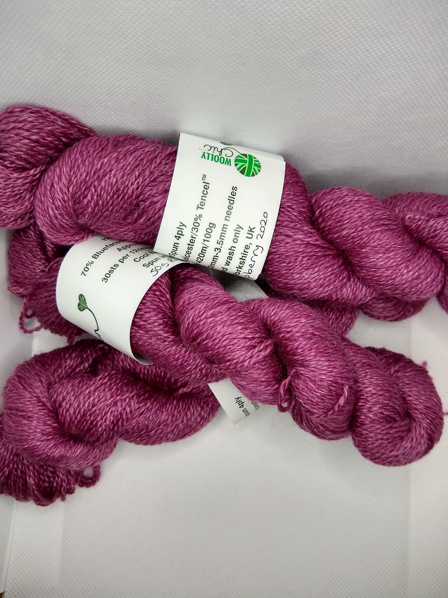 HeartSpun Eco-Yarn - Raspberry