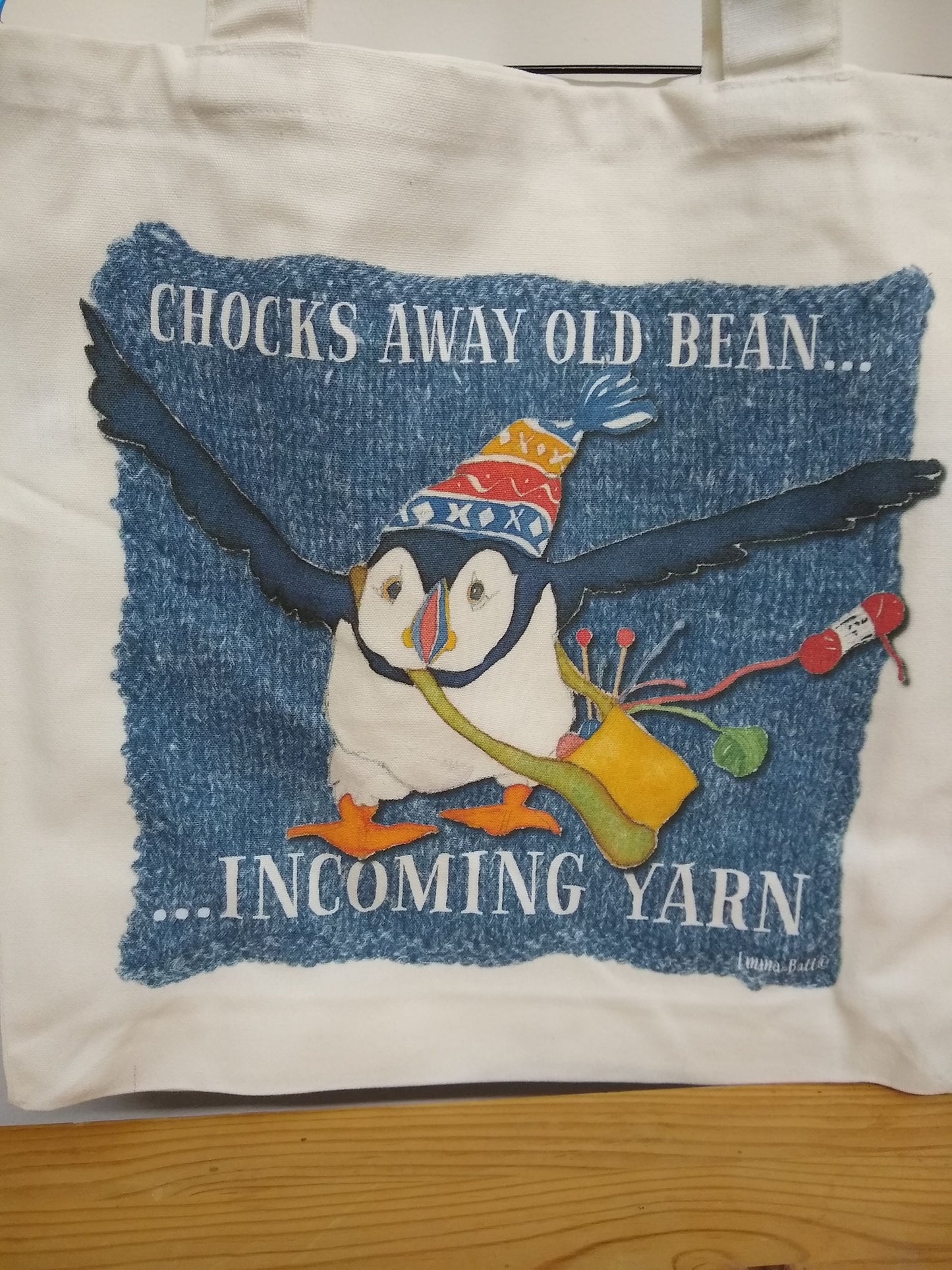 Canvas Tote - Puffin